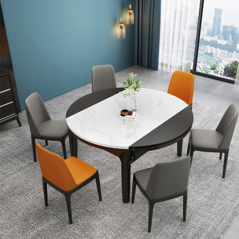 Leather Scandinavian Restaurant Side Chair Colorful Parsons Dining Chair