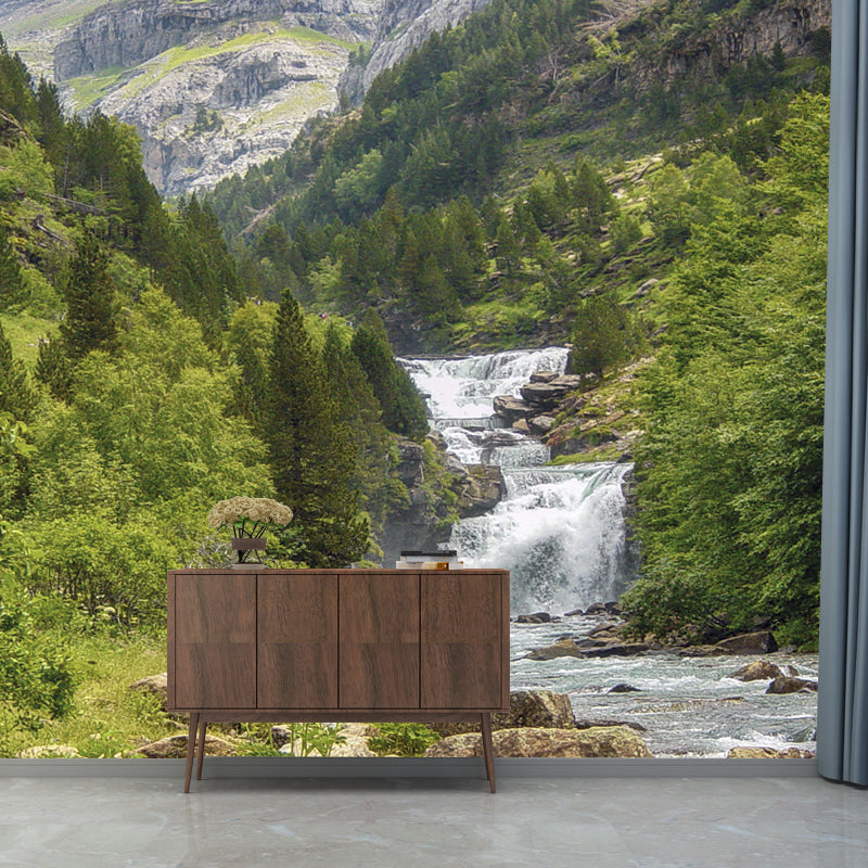 Forest Wall Mural Decor Horizontal Photography Eco-friendly for Decoration