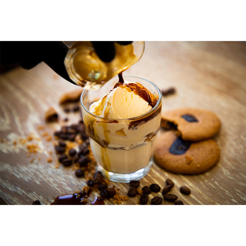 Ice Cream Mural Mildew Resistant Contemporary Photography Wall Covering for Commercial Use