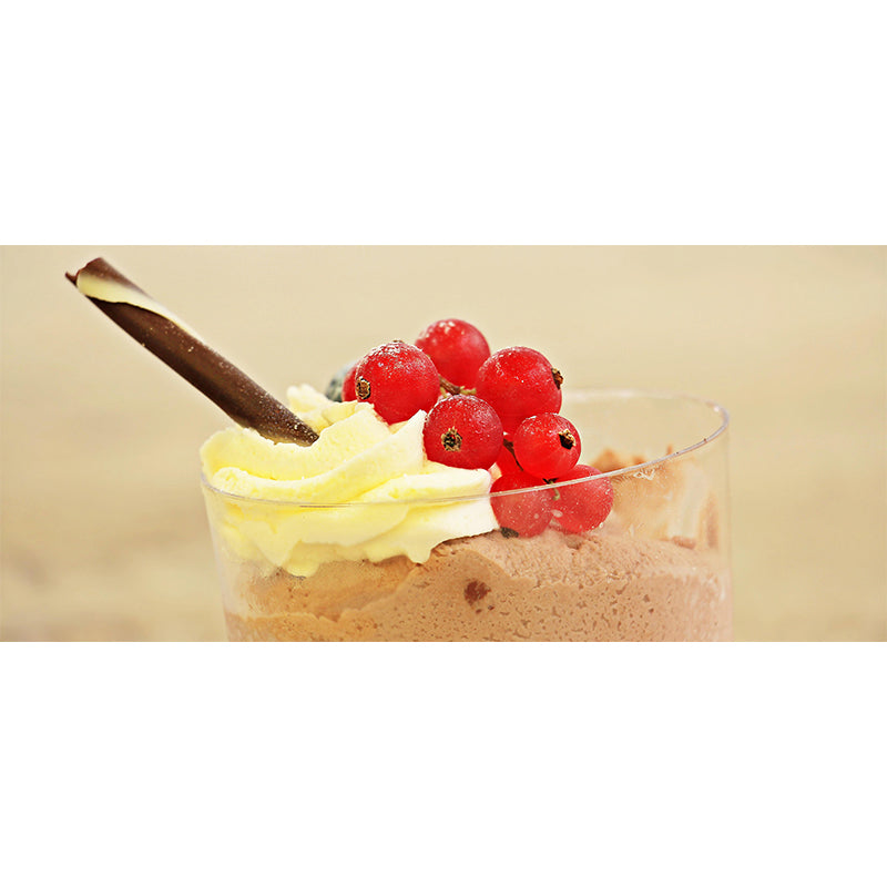 Dessert Shop Wall Mural with Ice Cream Painting Eco-friendly Wall Decor