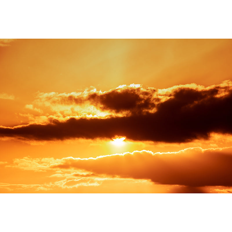 Blue Sky with White Clouds Home Decoration Sitting Room Wall Decor, Waterproofing