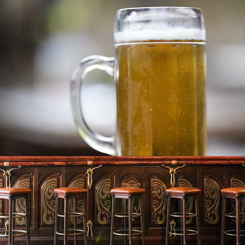 Brewage Commercial Wine Club Wall Decor Stain Resistant, Personalized Size