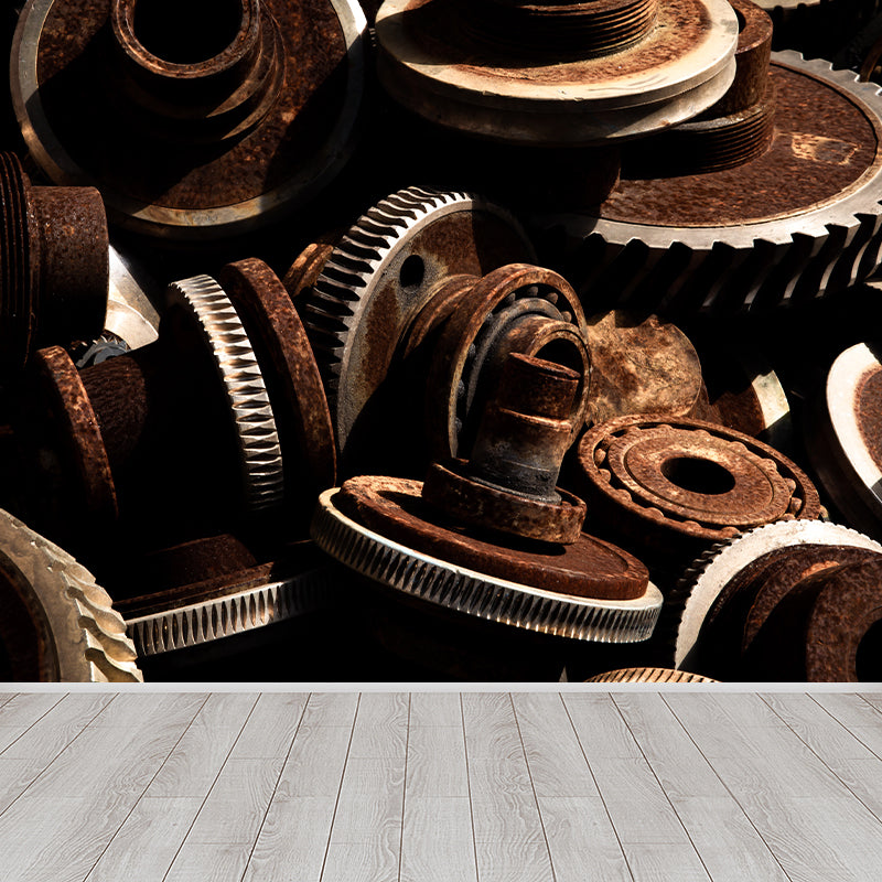 Industrial Style Coherer Wall Covering for Living Room, Moisture Resistant