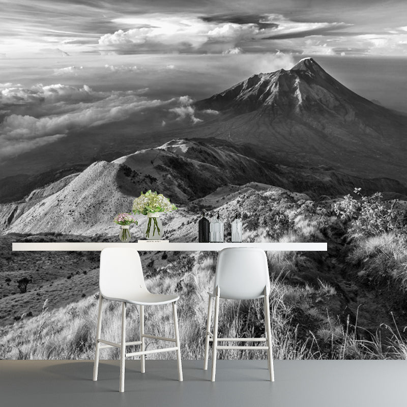 Photography Mountain Environment Friendly Mural Wall Covering for Bedroom