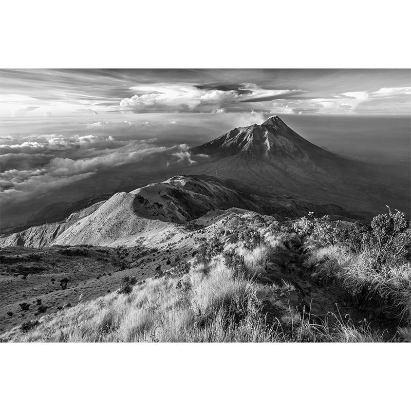 Photography Mountain Environment Friendly Mural Wall Covering for Bedroom