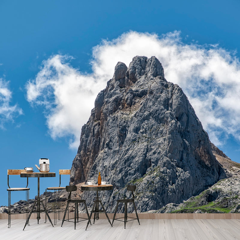 Contemporary Mountain Environment Friendly Mural Wall Covering for Bedroom