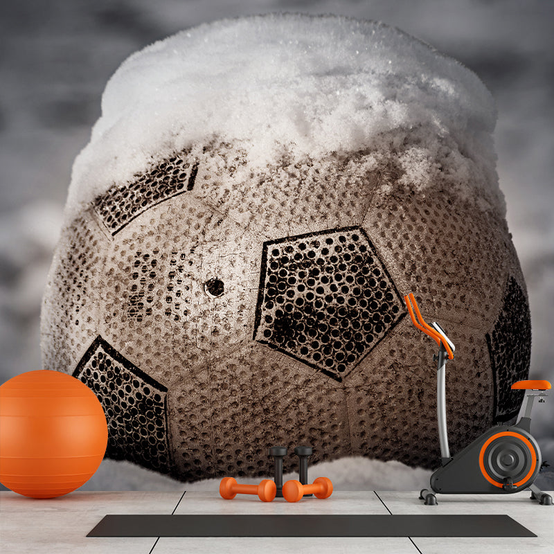 Football Lover Wallpaper Mural Decal Customized Modern Wall Covering for Bedroom