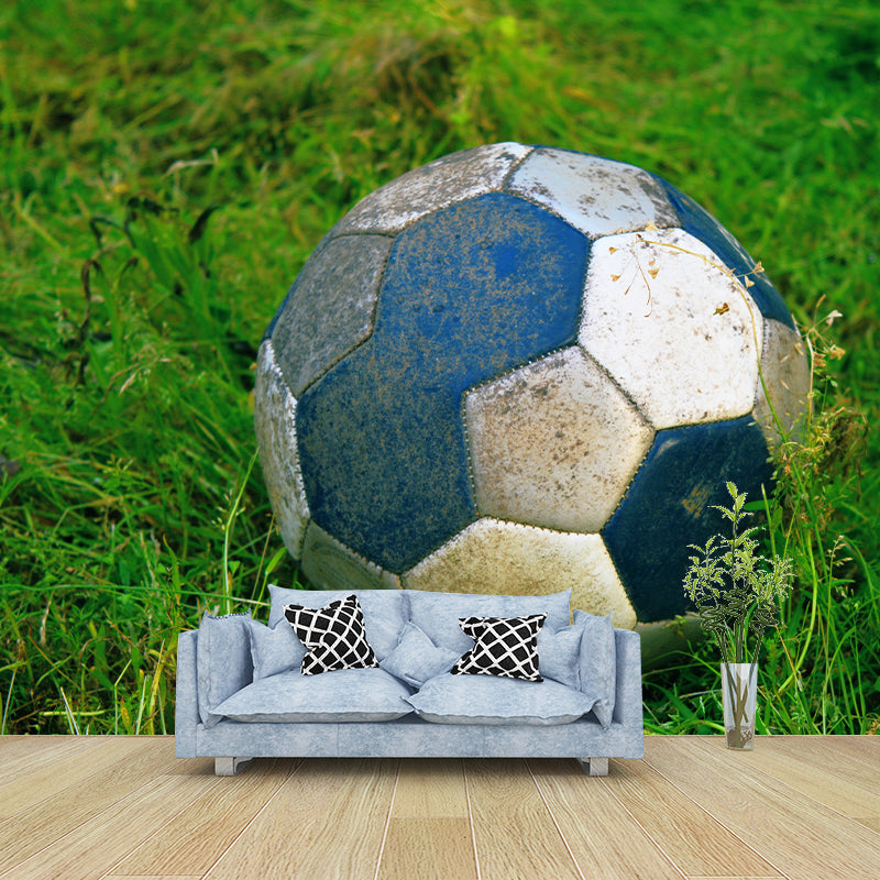 Football Lover Wallpaper Mural Decal Customized Modern Wall Covering for Bedroom