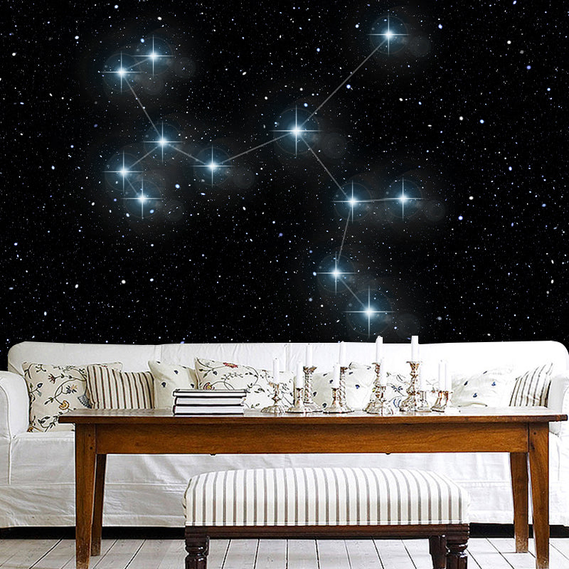 Universe Mural Decal Environmental Wallpaper for Living Room, Moisture Resistant