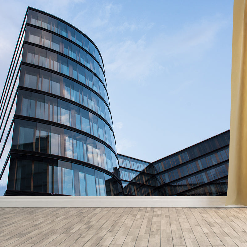 Vienna City Architecture Mural Wallpaper for Meeting Room, Water Resistant