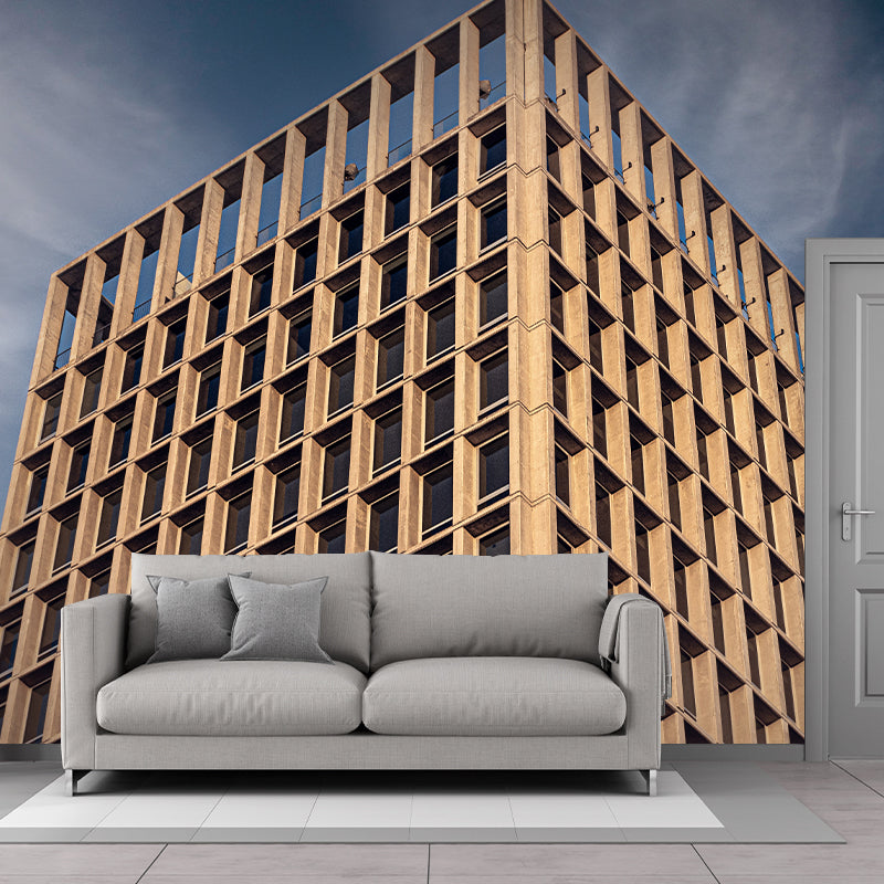 Modern City Building Wall Covering for Home Decor Living Room, Waterproofing