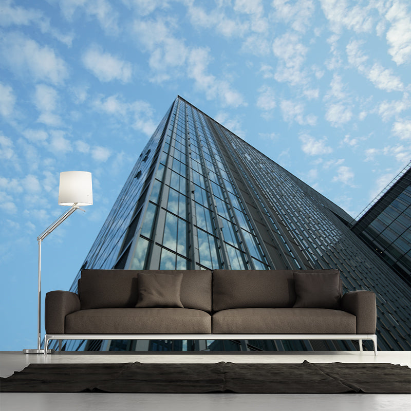 Modern City Building Wall Covering for Home Decor Living Room, Waterproofing