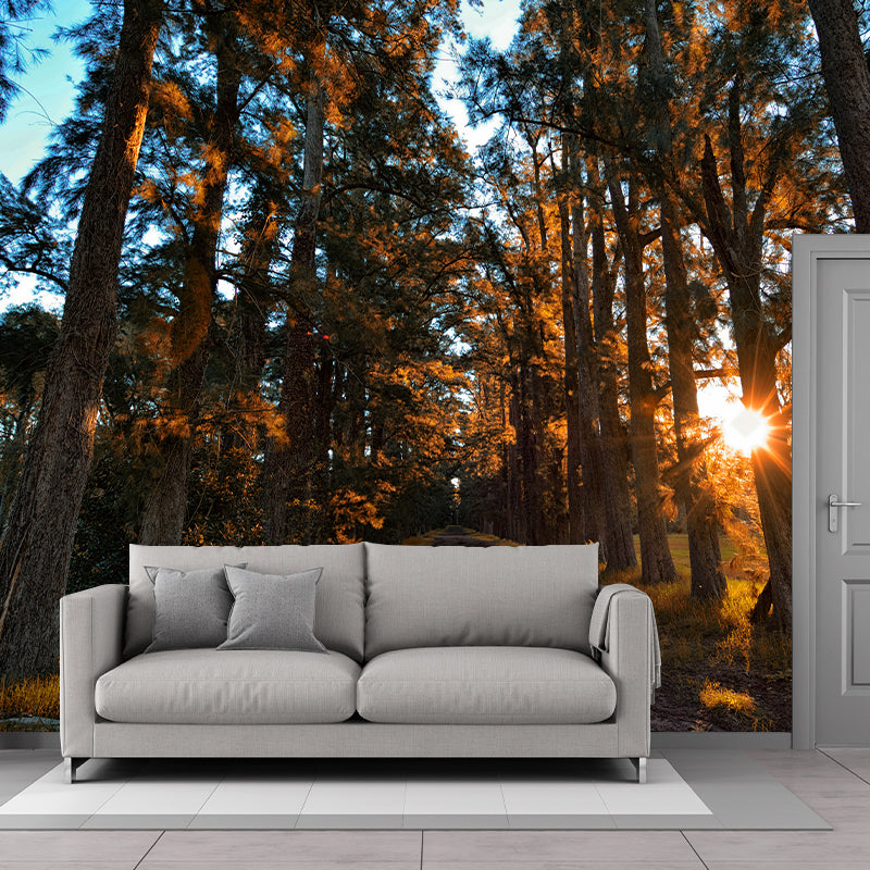 Forest Wall Decor Stain Resistant Wall Covering for Dining Room, Stain Resistant