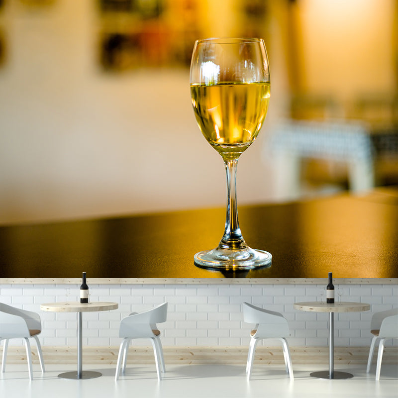 Commercial Bar Decoration Wine Mural Wallpaper Water Resistant Wall Decor