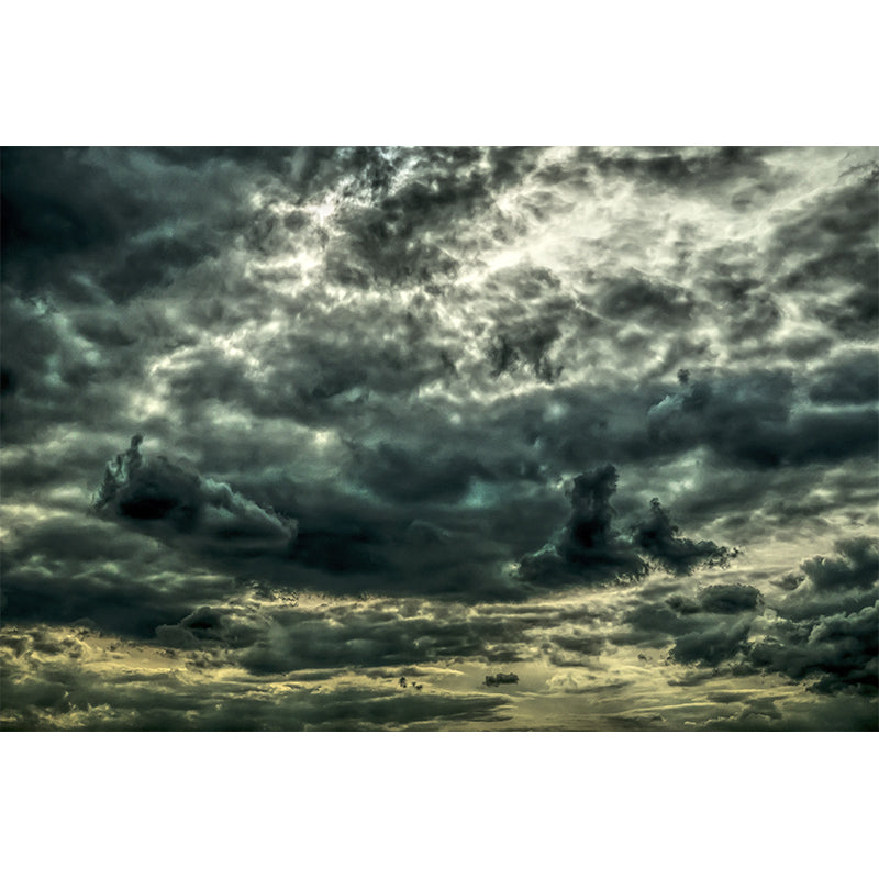 Changeable Sky Removable Mural Wallpaper Stain Resistant Living Room Decor