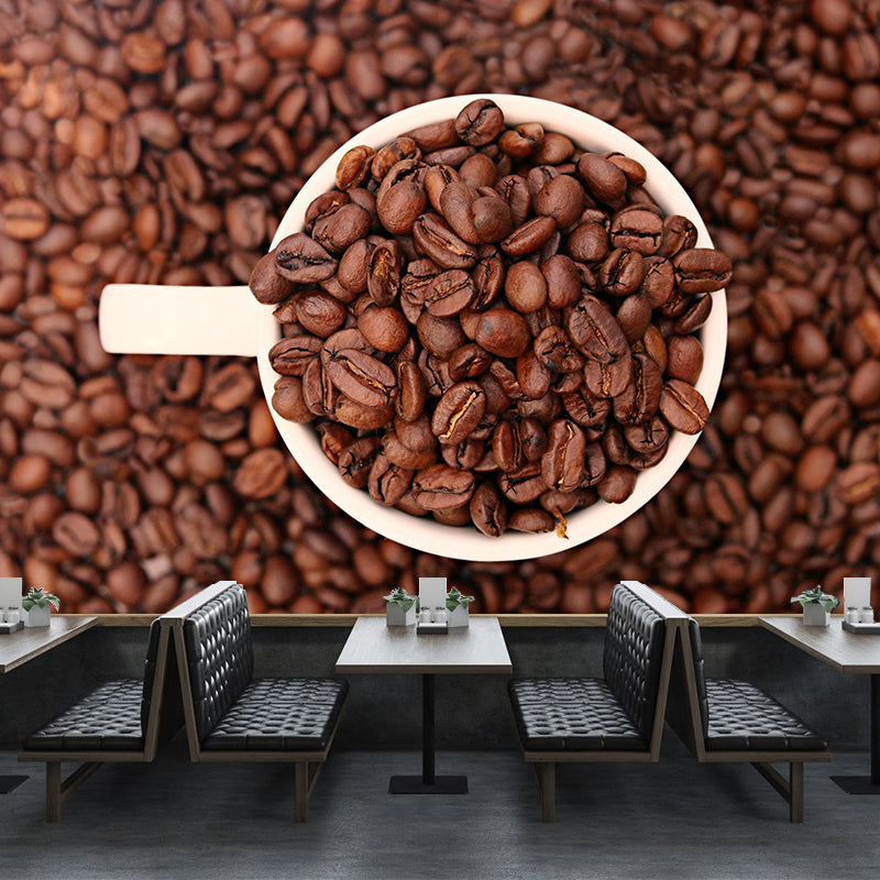 Simplicity Coffee Beans Mural Decorative Environmental Wallpaper for Decoration