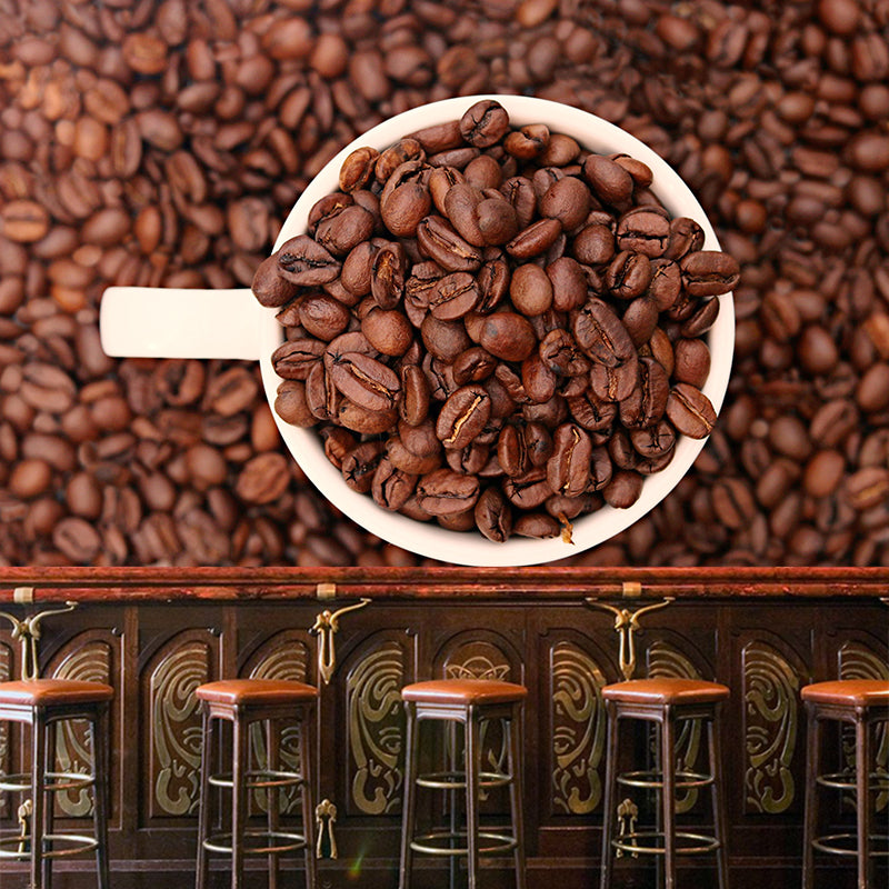 Simplicity Coffee Beans Mural Decorative Environmental Wallpaper for Decoration
