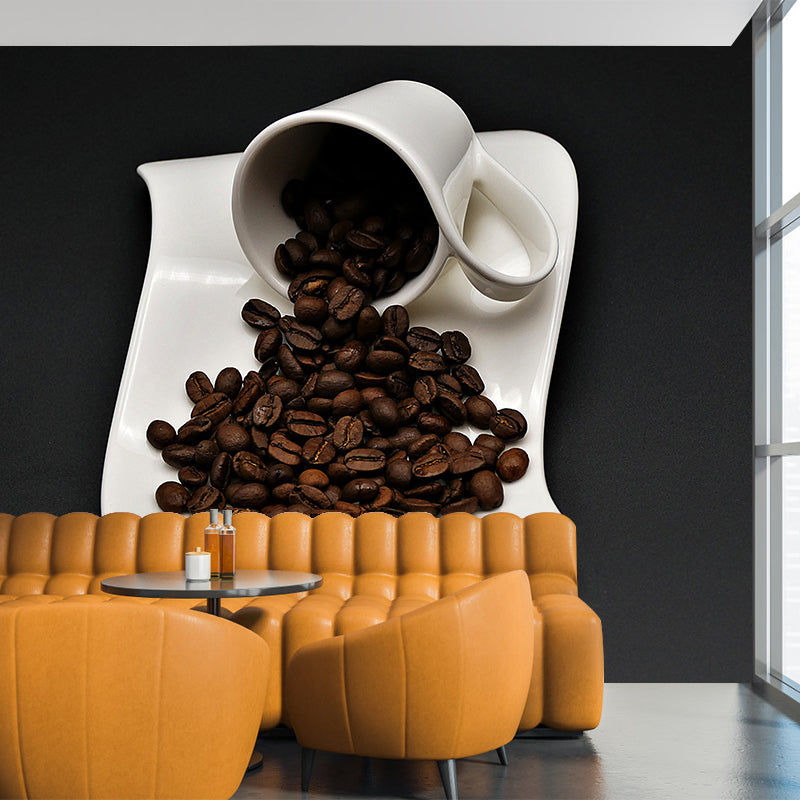 Simplicity Coffee Beans Mural Decorative Environmental Wallpaper for Decoration