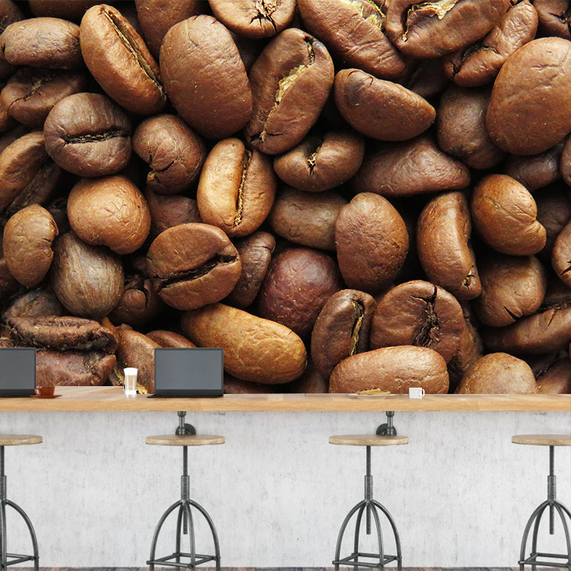 Simplicity Coffee Beans Mural Modern Decorative Eco-friendly for Decoration
