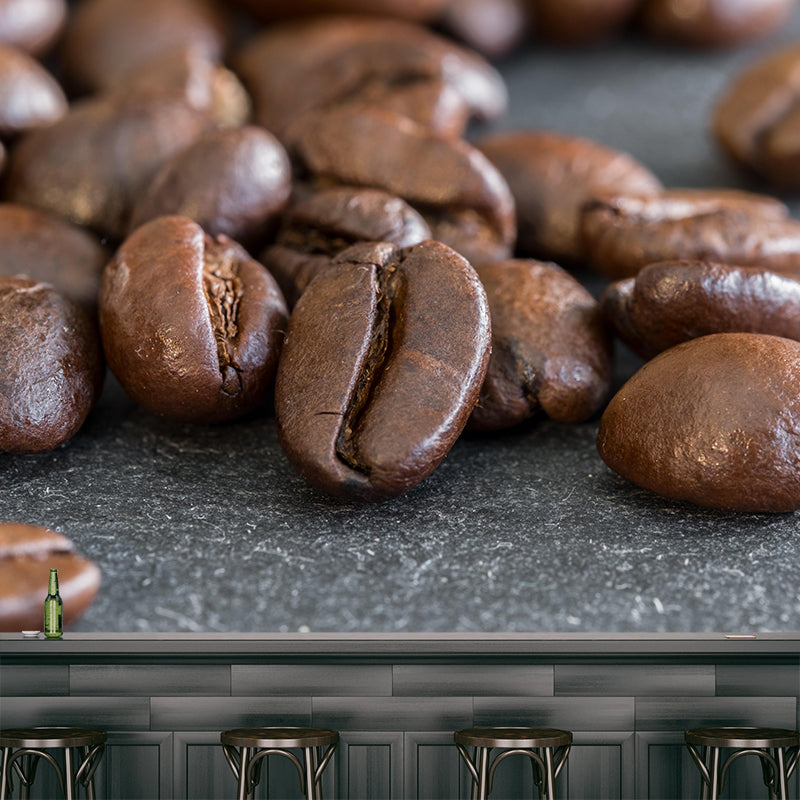 Simplicity Coffee Beans Mural Modern Decorative Eco-friendly for Decoration