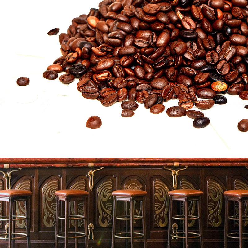 Modern Coffee Beans Wallpaper Mural Environment Friendly for Coffee Shop