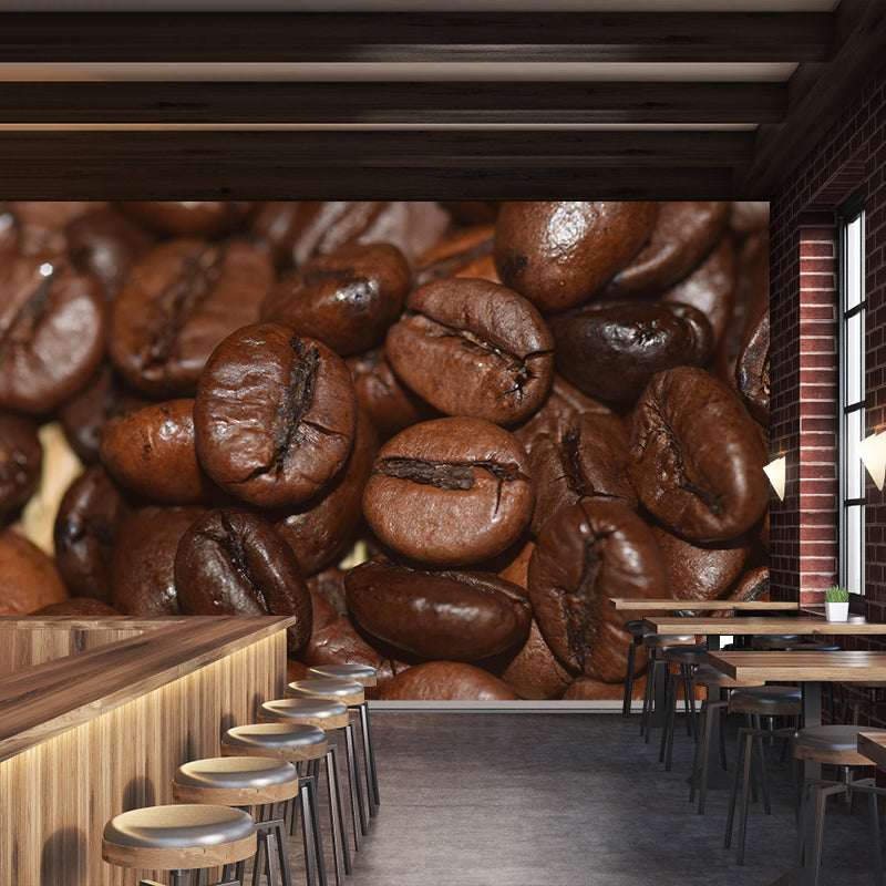 Coffee Beans Wall Murals for Coffee Shop Decoration Multiple Sizes Available