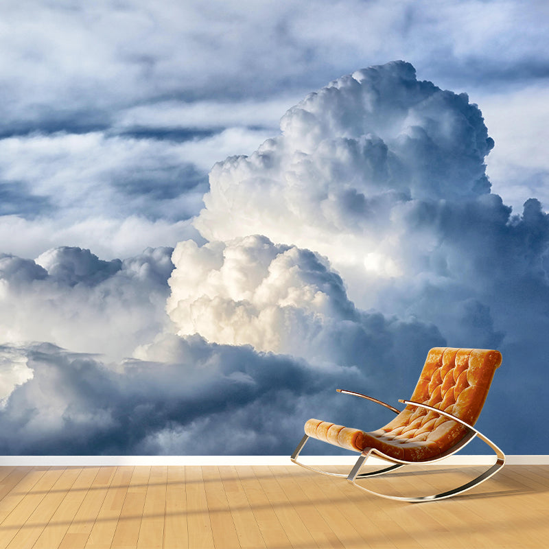 Customized Sky Mural Modern Style Mildew Resistant Sleeping Room Wall Decor