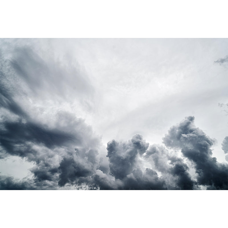 Contemporary Cloud Mural Environment Friendly Wall Covering for Sleeping Room