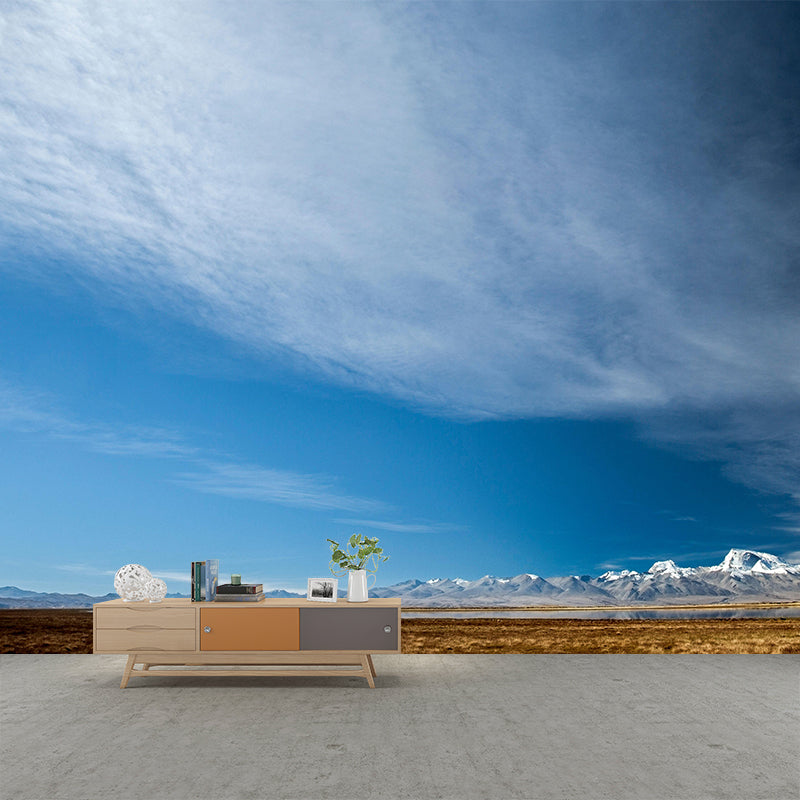 Beautiful Sky Mural Wallpaper Modern Style Decorative Photography for Bedroom