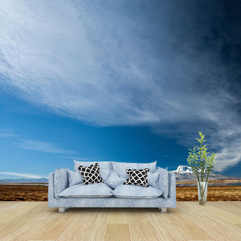 Beautiful Sky Mural Wallpaper Modern Style Decorative Photography for Bedroom