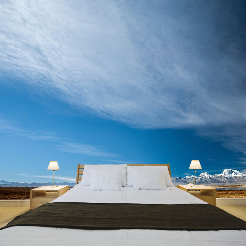 Beautiful Sky Mural Wallpaper Modern Style Decorative Photography for Bedroom