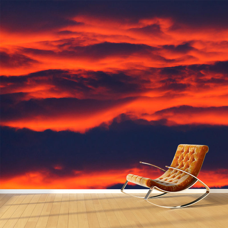 Customized Sky Mural Modern Style Mildew Resistant Living Room Wall Decor