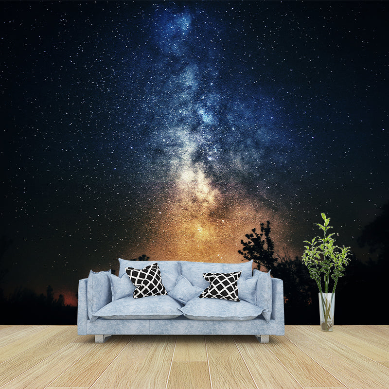Universe Galaxy Mural Wallpaper for Sitting Room Decor Multiple Sizes Available