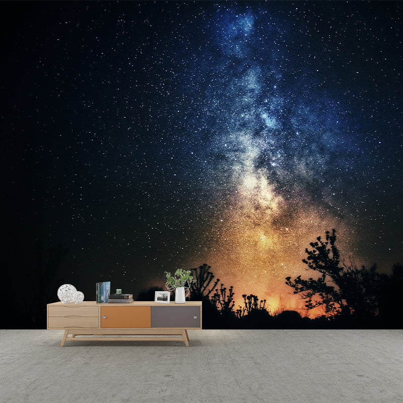 Universe Galaxy Mural Wallpaper for Sitting Room Decor Multiple Sizes Available