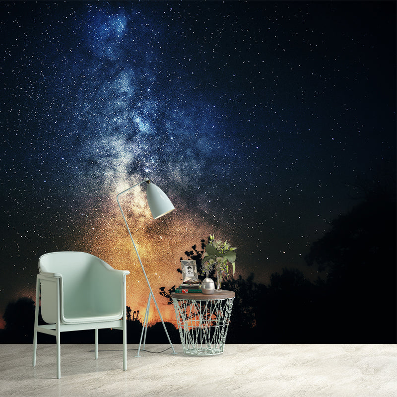 Universe Galaxy Mural Wallpaper for Sitting Room Decor Multiple Sizes Available