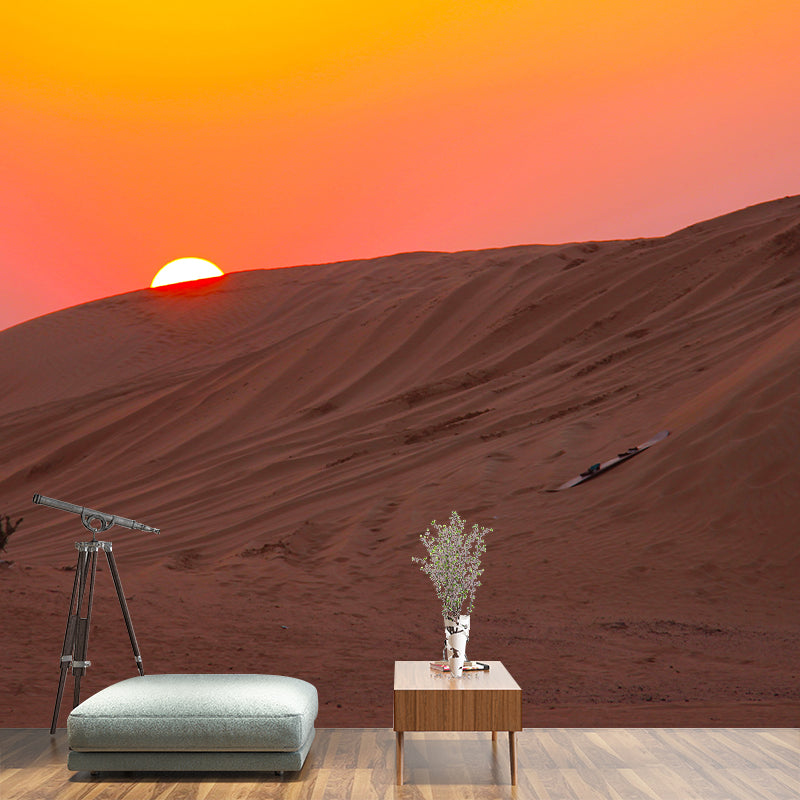 Desert Nature Landscape Removable Wall Mural for Dining Room, Water Resistant