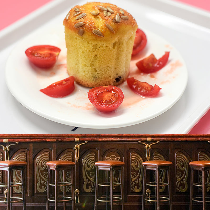 Cake Desserts Mural Wallpaper Moisture Resistant Modern Cake Shop Wall Covering