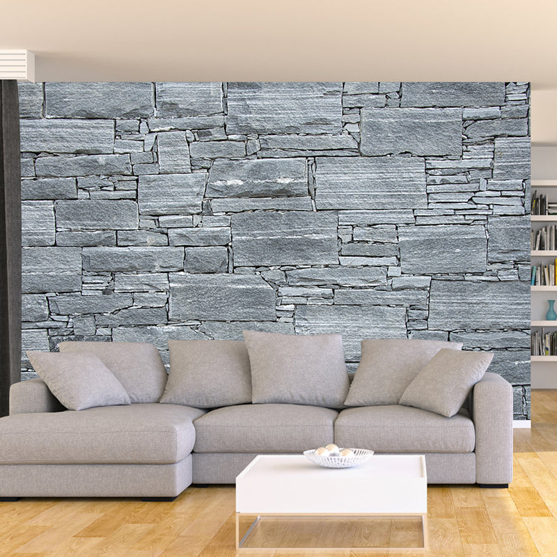 Vintage Brick Wall Mural Wallpaper Moisture Resistant Modern Bedroom Home Decor