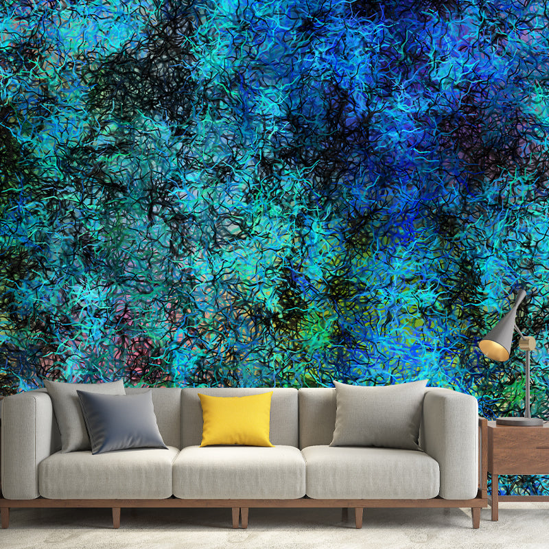 Modern Abstraction Wall Covering for Meeting Room Decoration, Waterproofing