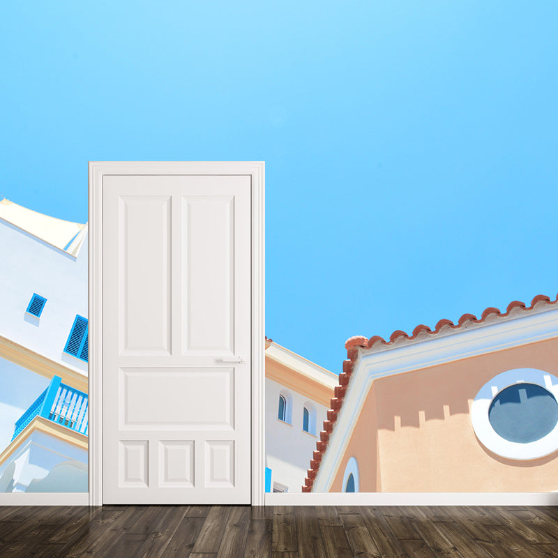 Nice Building Wall Mural Decal Eco-friendly Mural Wallpaper for Living Room