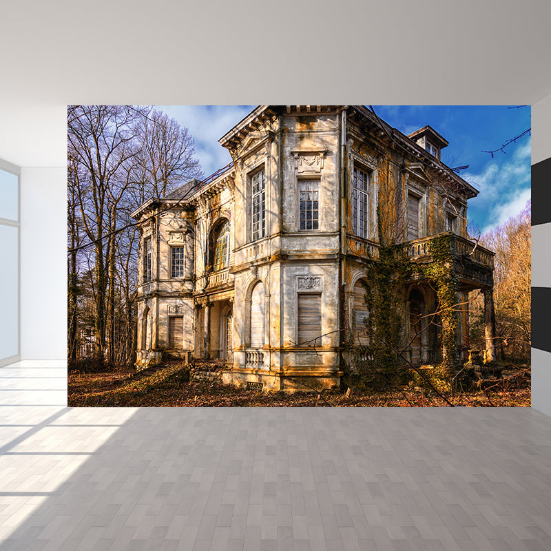 Country House Wall Mural Decal Eco-friendly Mural Wallpaper for Living Room