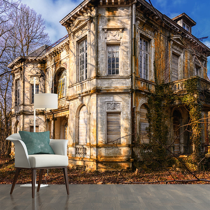 Country House Wall Mural Decal Eco-friendly Mural Wallpaper for Living Room