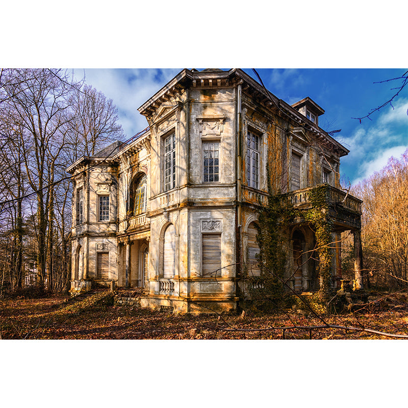 Country House Wall Mural Decal Eco-friendly Mural Wallpaper for Living Room