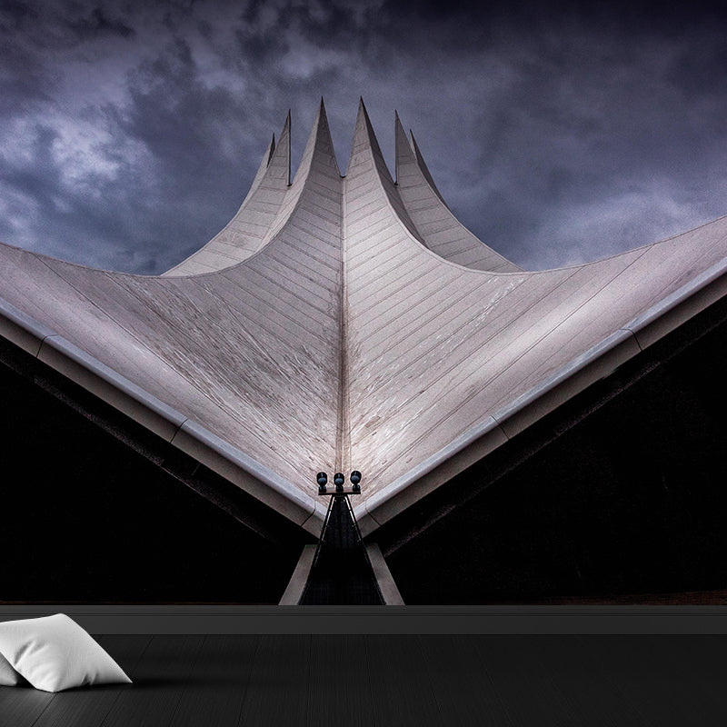 Skyscrapers Wall Mural Decal Eco-friendly Mural Wallpaper for Living Room