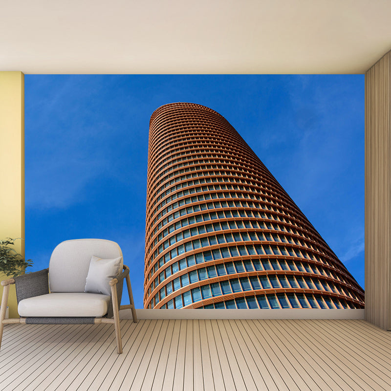 Modern Building Mural Wallpaper Custom-Made Wall Covering for Meeting Room