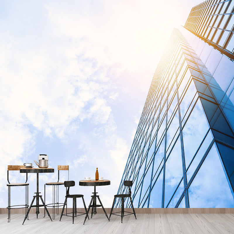 Building Wall Mural Decal Eco-friendly Mural Wallpaper for Living Room