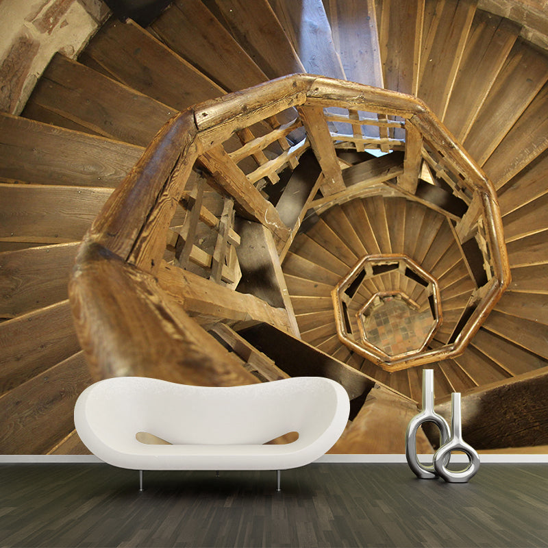Spiral Staircase Wall Mural Decor Environment Friendly Wallpaper for Wall Decor