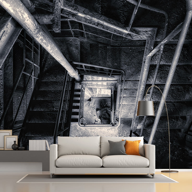 Spiral Staircase Wall Mural Decor Environment Friendly Wallpaper for Wall Decor