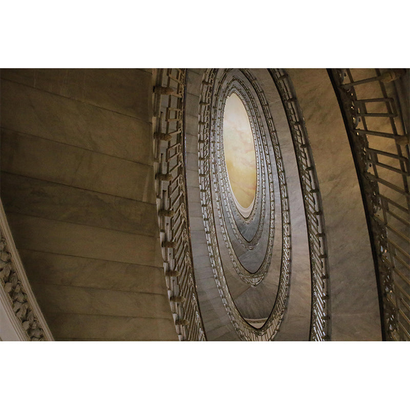Spiral Staircase Wallpaper Mural Custom-Made Wall Covering for Meeting Room