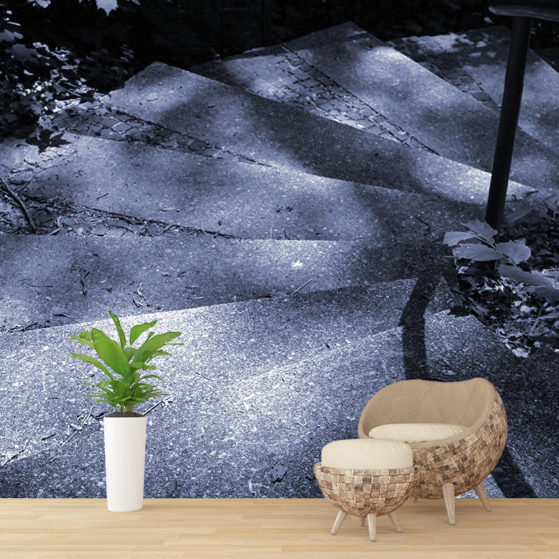 Spiral Staircase Wall Mural Decal Eco-friendly Mural Wallpaper for Bedroom